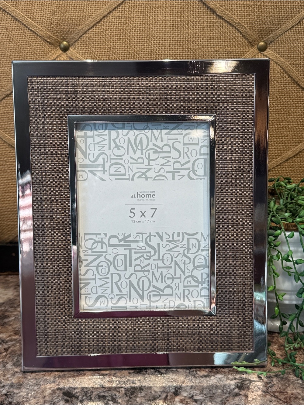 Nordstrom At Home Textured 5x7 Photo Frame